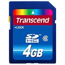 Buy Transcend TS4GSDHC6 Transcend 4 GB Class 6 SDHC Flash Memory Card TS4GSDHC6