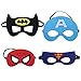 Superhero Cape and Mask Costumes For Kids Set of 5