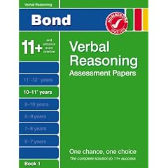 Bond Verbal Reasoning Assessment Papers 10-11+ years Book 1