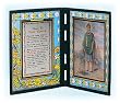 St. Patrick (Blessing) Stained Glass Plaque, 10" x 7" - MADE IN ITALY