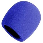 SAVE $0.05 - On Stage Foam Ball-Type Mic Windscreen, Blue $5.94