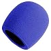 On Stage Foam Ball-Type Mic Windscreen, Blue
