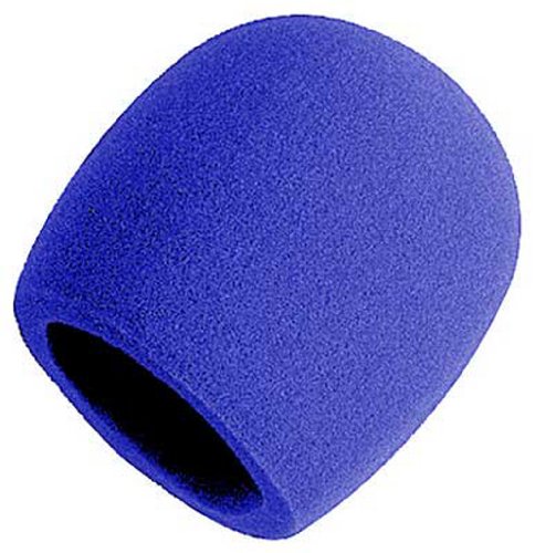 On Stage Foam Ball-Type Mic Windscreen, Blue  Picture