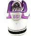 BSI Women's 460 Classic Bowling Shoe - Lightweight Shoes with Cushioned Support for Women, Purple & White