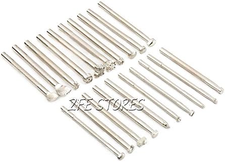 20pcs Leather Working Saddle Making Tools Carving Leather Craft Stamps Set