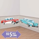 Fifties Cars 65in Scene Setter Add-Ons 2ct