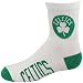 Boston Celtics Youth Team Logo Quarter-Length Socks - White
