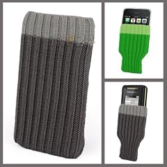 Handysocke / Handy Socke grau / grey passend f�r LG, Google Phone, Sony Ericsson Aino, Nokia, MP3 Player, Iphone 2G 3G 3GS, Ipod nano touch, Kameras - Marke Incutex (iPhonesocke, iPodsocke, Handysocken, Socken)