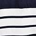 Navy Style Stripes Ladies Women Knitted Warm Long Sleeve V Neck Tops Mini Dress
