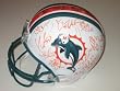 2012 Miami Dolphins Team Autographed Riddell Full Size Football Helmet with 32 Signatures Total, Proof Photos