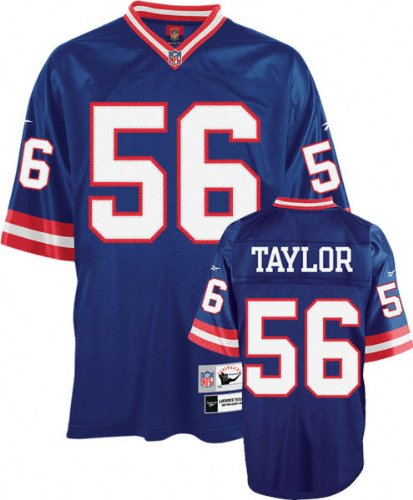 New York Giants Lawrence Taylor Premier Throwback Reebok Youth Jersey (S (8))
