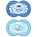 MAM 110511 - Night Latex 6-16, Schnuller, f�r Jungen, Doppelpack, farblich sortiert - BPA frei