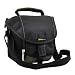 514%2Bg2mr3sL. AA75  EVECASE Black Digital / SLR Camera Pouch Case for FujiFilm FinePix X10, X100, S2950, S2800HD, S3200, S4000, S1800, S2550HD, S1500, S2000HD, S8100fd, S1000fd, S8000fd, S700, HS20, Kodak EasyShare Z5010 Z990