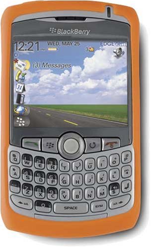 Childrens Toyshop  Electronics : Genuine BlackBerry Curve 8300/8310/8320 ORANGE Silicone Case/Skin