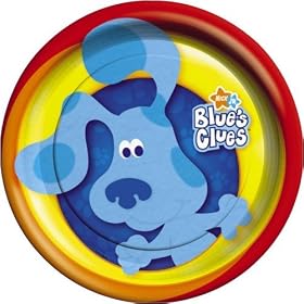 Blue's Clues Dinner Plates by Rubies