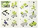Oliasports Kids Super Heroes Action Mini Figure with Vehicle (Lot of 16)