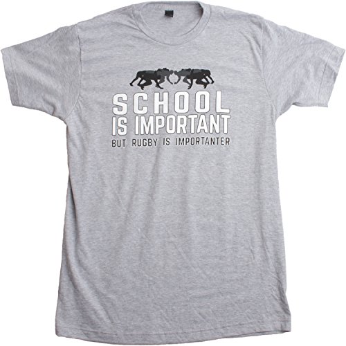 School is Important, but Rugby is Importanter | Funny Rugger Unisex T-shirt