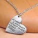 lauhonmin Teacher's Day Graduation Gifts Necklace for Women Men - It Takes a Big Heart to Help Shape Little Minds