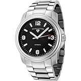 Swiss Legend Men's 10012A-11 Automatic Stainless Steel Black Dial Watch