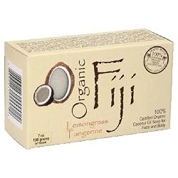 ORGANIC FIJI, Organic Lemongrass Tangerine Soap Bar - 240 gm