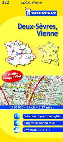 Deux-Sevres, Vienne (Michelin Local Maps)