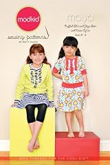 Patty Young Modkid Maya Knit Ruffled Shirt and Yoga Skirt with Dress Option Pattern