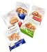 White Toque Assorted Large and Mini Croissants From France, 8-Ounce - 13-Ounce Bags (Pack of 5)