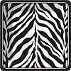 Design Design Serengeti Black & White Dinner Plate, 8-Count Packages (Pack of 4)