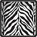 Design Design Serengeti Black & White Dinner Plate, 8-Count Packages (Pack of 4)