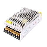 uxcell 電源コンバータ スイッチング LEDストリップライト AC 110/220V 5V 40A 200W