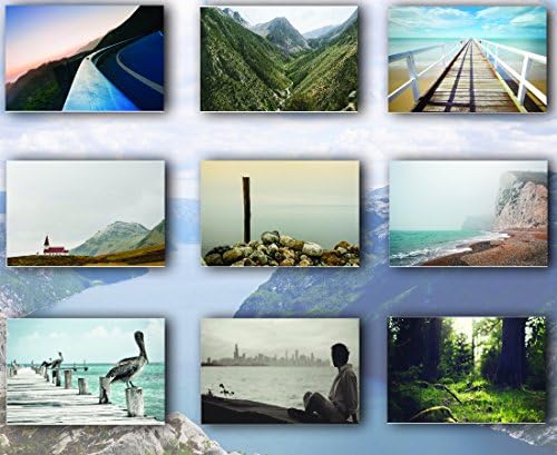 10 United States Landscape Postcards | Beautiful High Gloss Collectible Post Cards | 4x6 Post Card Variety Pack