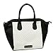 GG Rose Perforated Star Tote White