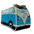 Genuine Volkswagen Split Windscreen VW Campervan Camper Van Washbag Wash Bag Travel Bag - Blue