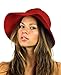 NYFASHION101 Women's Bow Accent Crushable Packable Up Brim Beach Sun Hat
