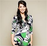 The Olian "Abbie" V-Neck Empire Tie Back Maternity/ Nursing Top