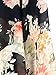 Persun Women Black Floral Off Shoulder Batwing Sleeve Blouse