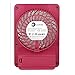 LP 3 Speeds Portable Mini USB Fan, Rechargeable Pocket Fan Including 18650 Rechargeable Battery, With High Energy Efficience And Ideal For Travelling Jogging or Sun Bathing (pink)