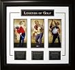 Arnold Palmer Jack Nicklaus Tiger Woods N/A Deluxe Frame - Memorabilia