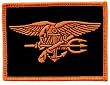 Navy Seal Flag Embroidered Patch US Military Logo Eagle Trident Emblem