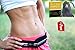 Running Belt Treadmill Waist-belt Pouch for Men & Women for Storing iPhone Keys Wallets ID Cards Secure during Workouts Hiking Marathon Gym etc - Made of Water Resistant Elastic Stretch Material