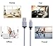 Sundix 2 Pack 6FT Tangle Free Long Nylon Braided Lightning Cable 8 Pin USB Charging Cord with Aluminum Connector for iPhone 6/6s/6 plus/6s plus, 5c/5s/5, iPad Air/Mini,iPod Nano/Touch,iPhone SE(white)