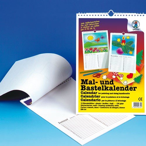 Mal- und Bastelkalender, DIN A4