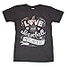 Tees2urdoor Love my Baseball Player Charcoal T-Shirt