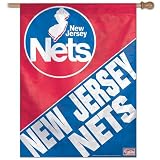 New Jersey Nets Throwback House Flag Banner