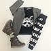 Newborn Organic Fox Baby Girls Boys Tops T-Shirt+Pants Leggings 2pcs Outfits Set (12-18 Months, Black&White)