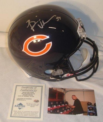 Brian Urlacher Autographed/Hand Signed Chicago Bears Full Size Replica Football Helmet