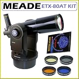 Meade ETX-80 AT-TC-BB Astro Telescope Kit with Celestron Sky Map Star Chart Book + Meade Lunar and...