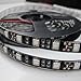 Led World Black PCB 5M 5050 SMD 300 Leds Flexible Strip Lights Blue color Waterproof DC12V