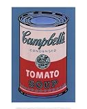 (11x14) Andy Warhol Campbell's Soup Can 1965 Pink & Red Art Print Poster