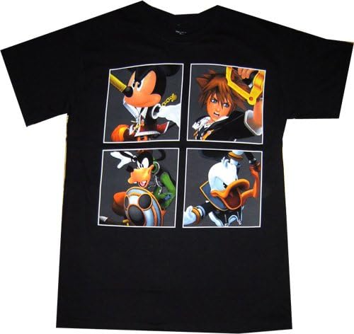 Kingdom Hearts: Sora Four Kings Gamer T-Shirt, Adult Medium